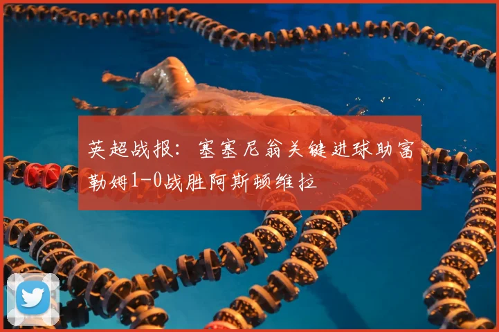 英超战报：塞塞尼翁关键进球助富勒姆1-0战胜阿斯顿维拉